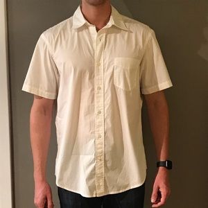 Gap Classic Stretch Button Down Short Sleeve